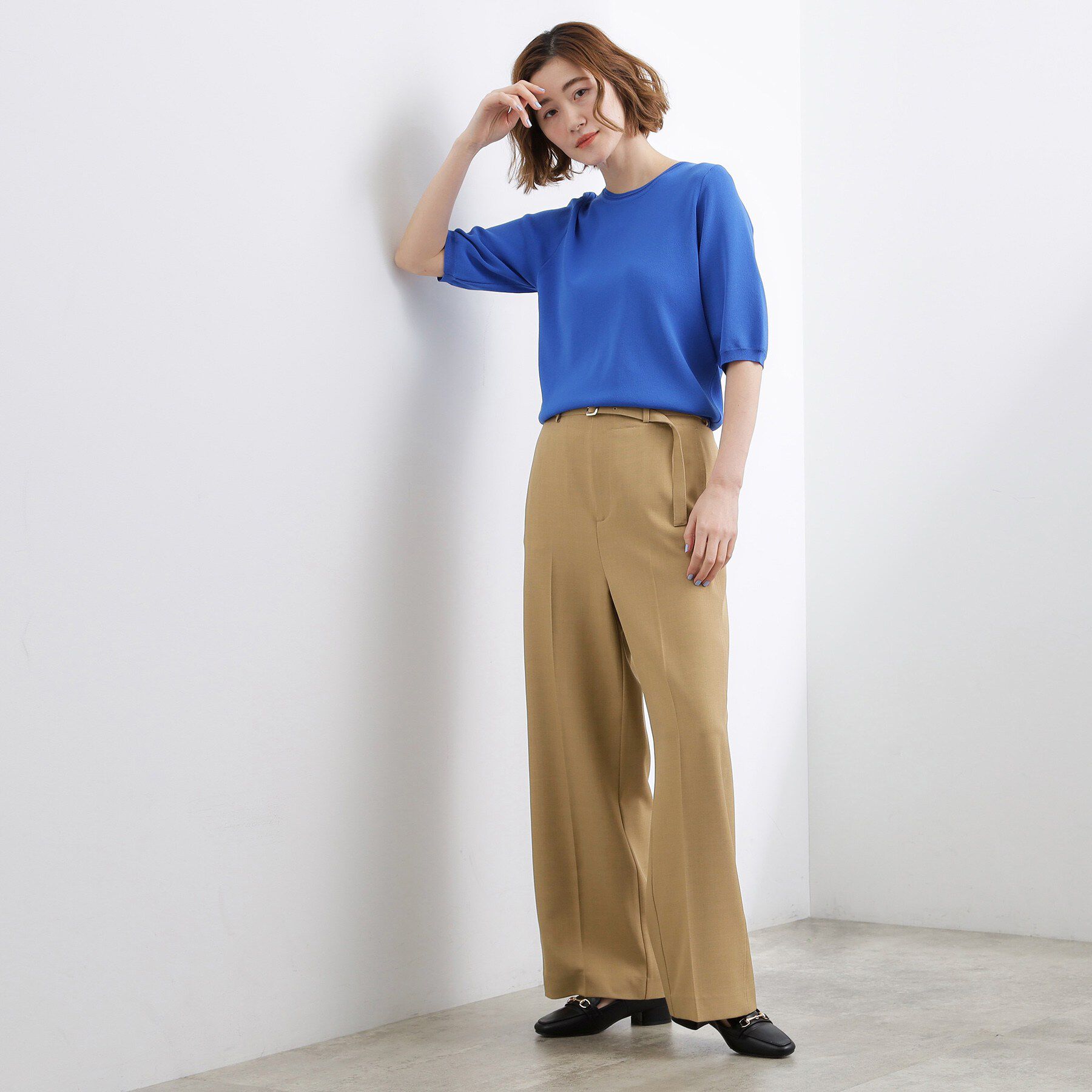 grove「ベルトワイドパンツ」|その他|