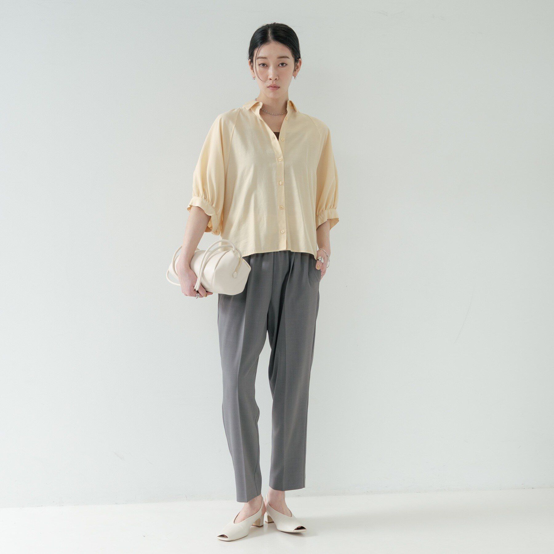 GALLEST「Comfy SET UP｜イージーテーパードパンツ【セットアップ対応／通勤／カセット服／接触冷感／U」|その他|