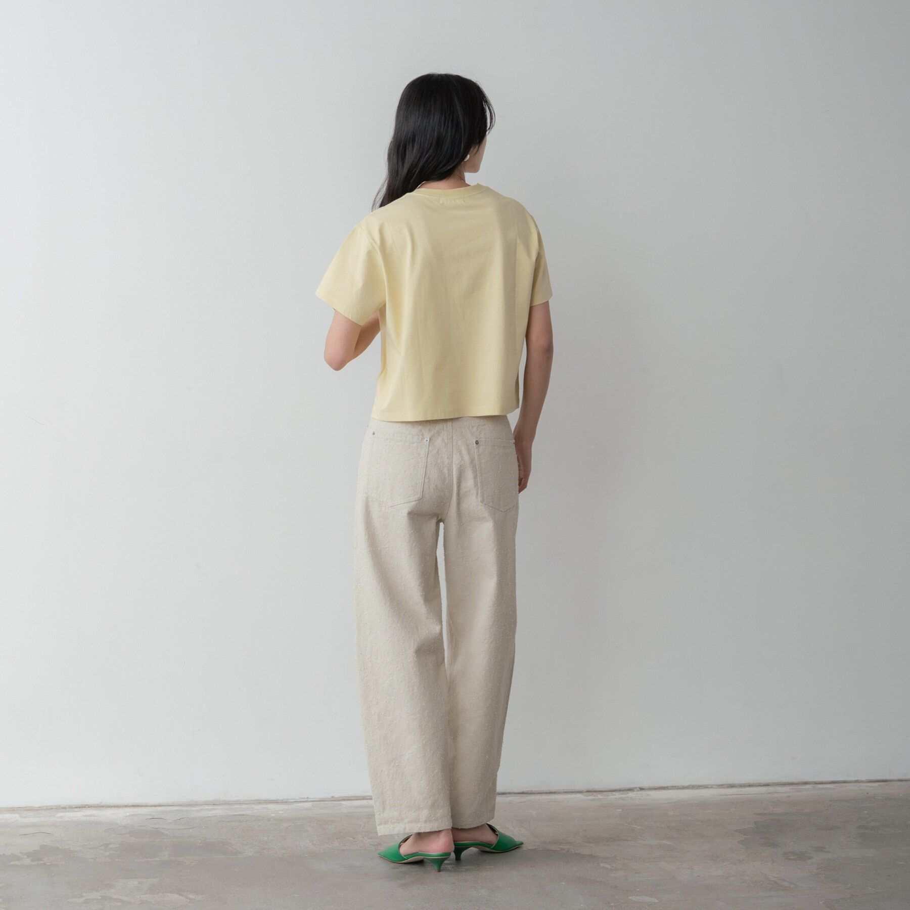 GALLEST「グレイニーコットンワイドパンツ」|その他|