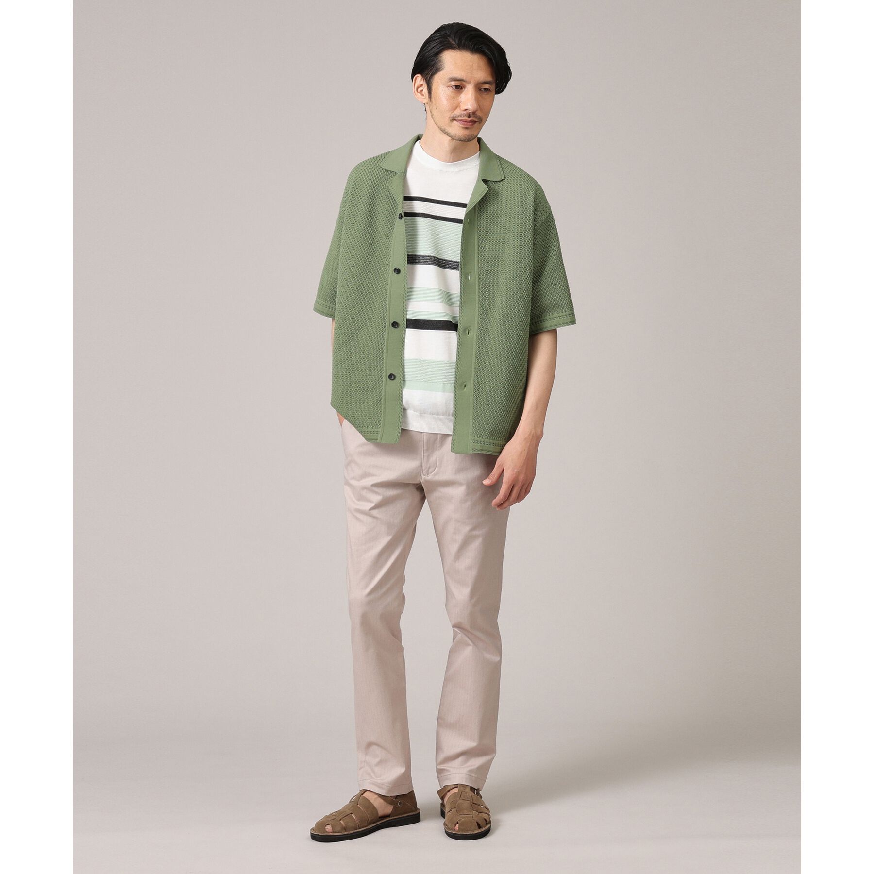 TAKEO KIKUCHI「【全7サイズ&times;8色展開！】トップマルチヘリンボン パンツ」|その他|