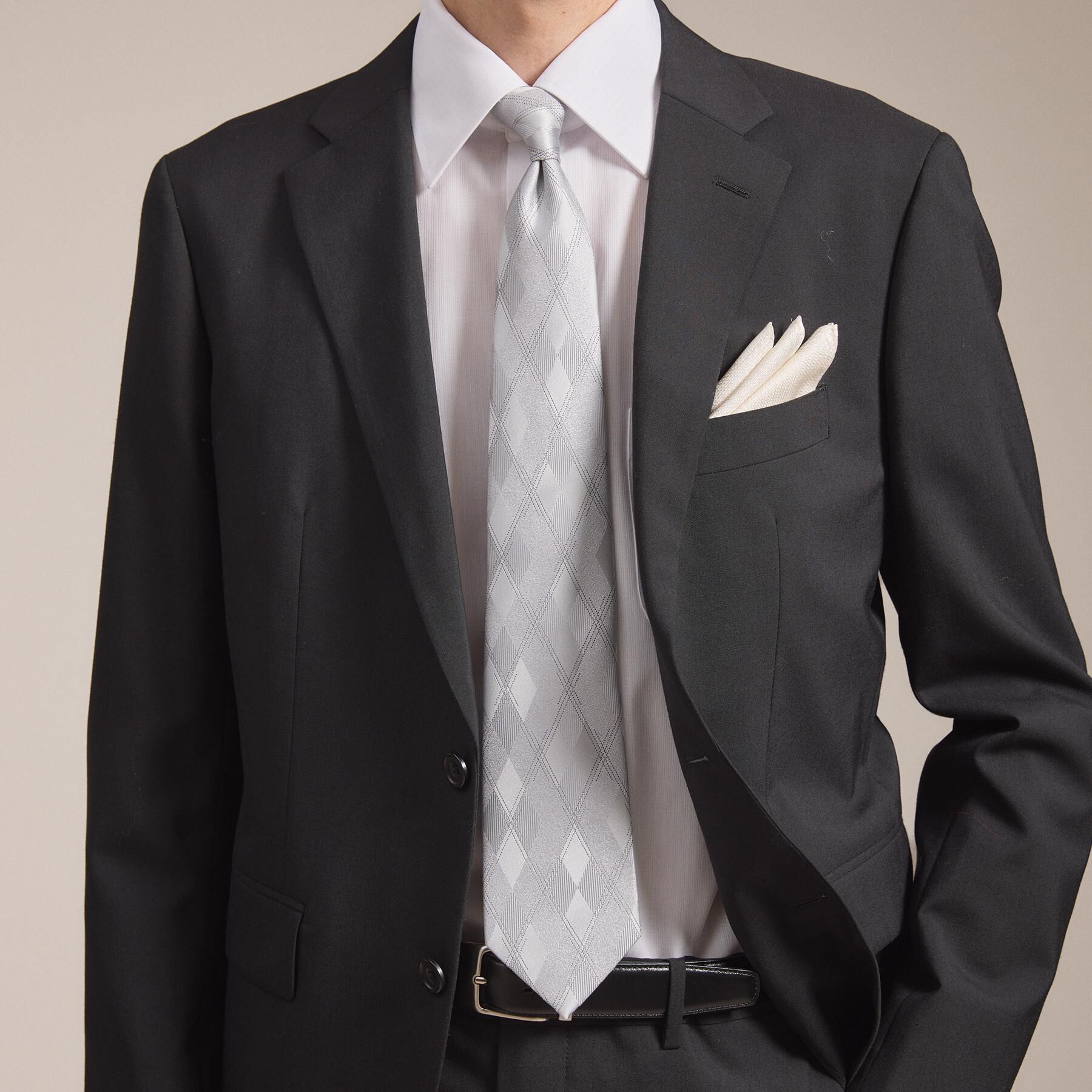 TAKEO KIKUCHI「【縁起の良いネクタイ】PNJシャドーアーガイルネクタイ」|ネクタイ・蝶ネクタイ|