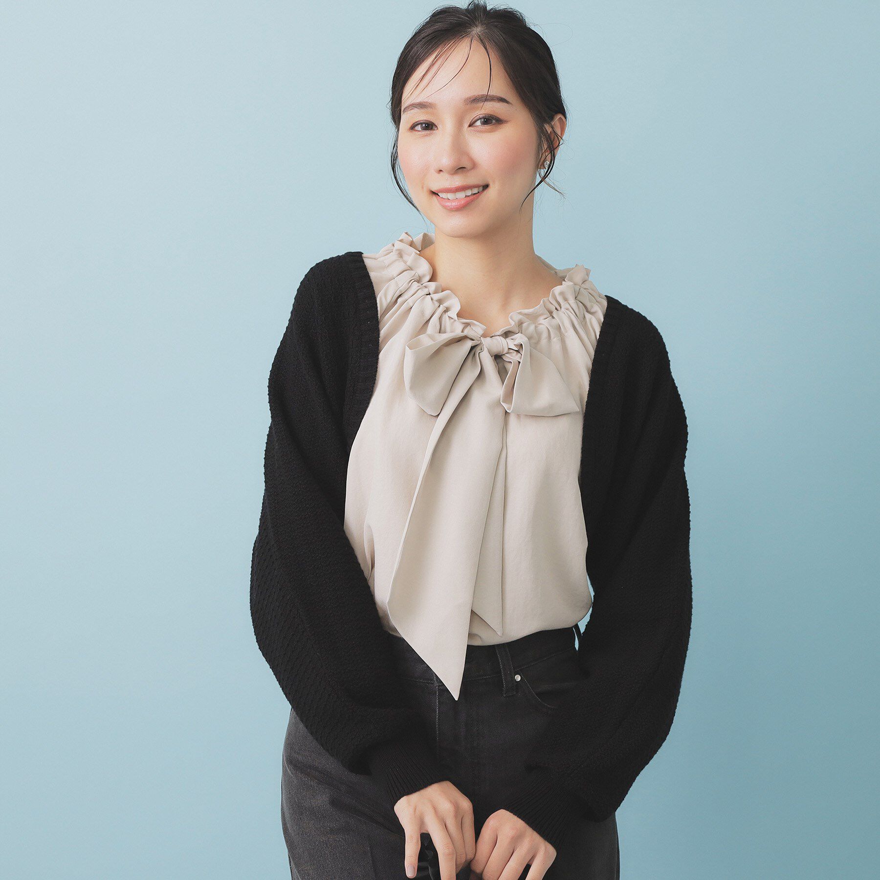 index「ボレロカーディガン【洗濯機OK抗ピル】」|カーディガン|