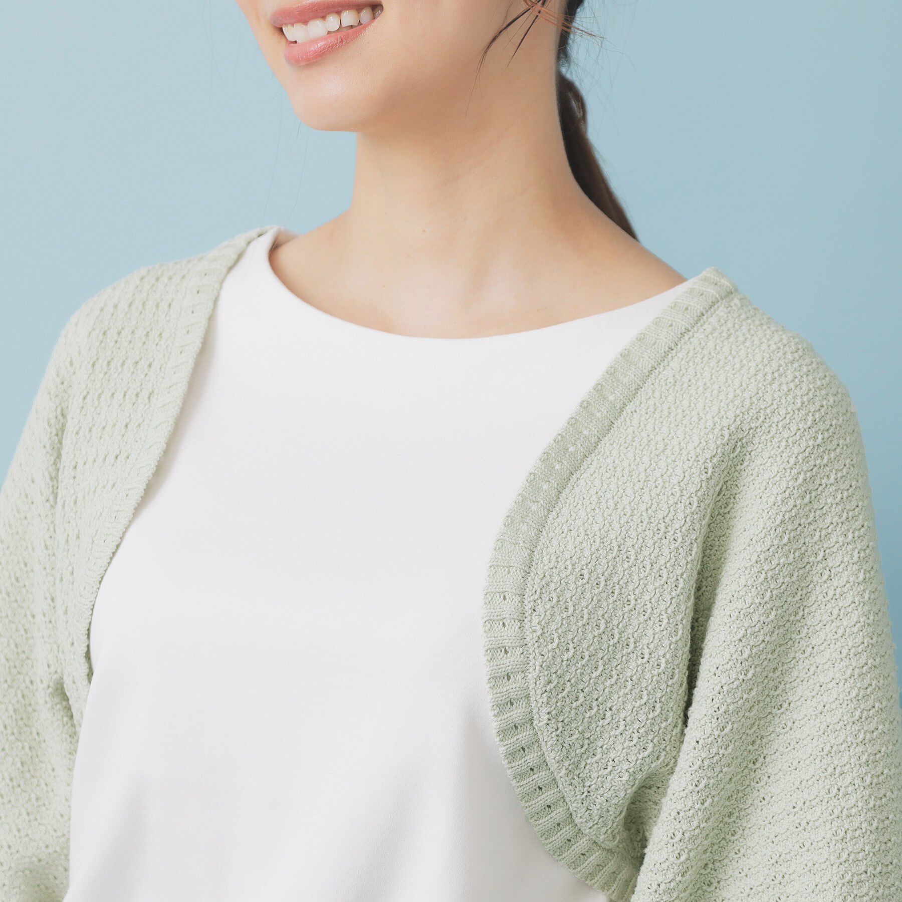 index「ボレロカーディガン【洗濯機OK抗ピル】」|カーディガン|