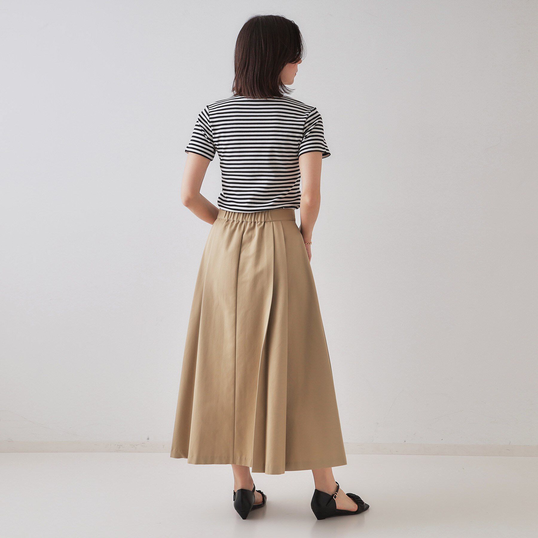 OPAQUE.CLIP「フライスベーシックTシャツ【洗濯機洗い可】」|Tシャツ・カットソー|