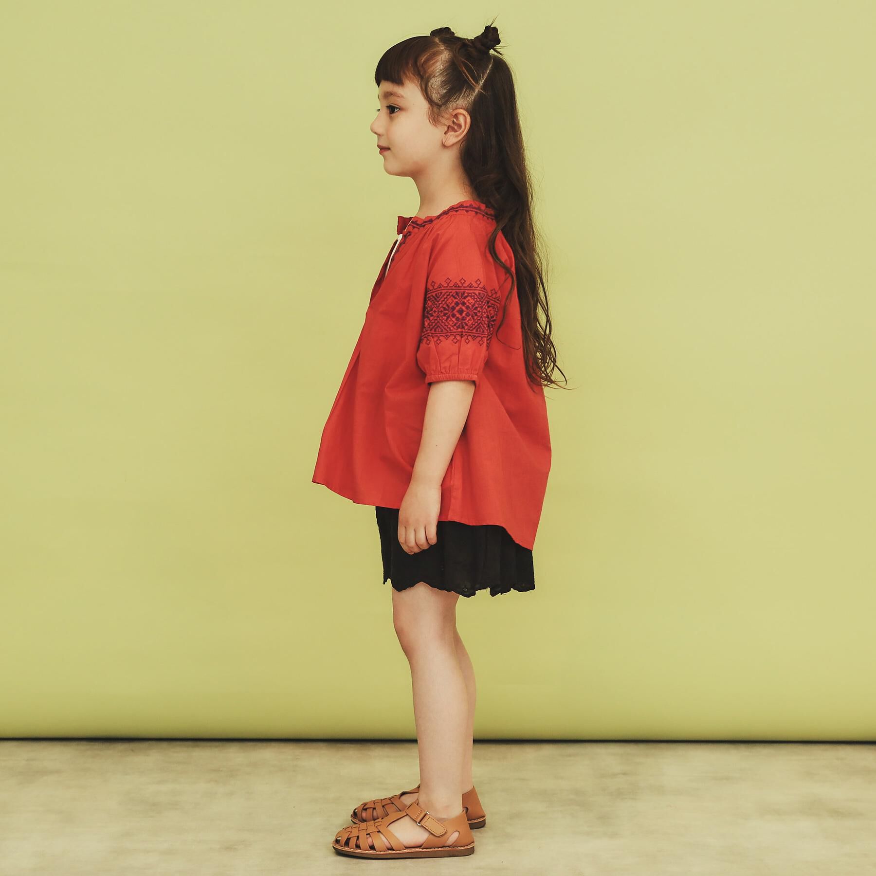 THE SHOP TK「【120-150】刺繍チュニックブラウス」|チュニック|