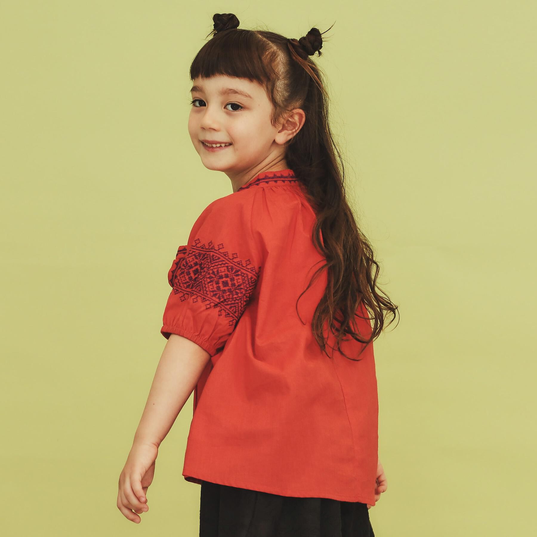 THE SHOP TK「【120-150】刺繍チュニックブラウス」|チュニック|