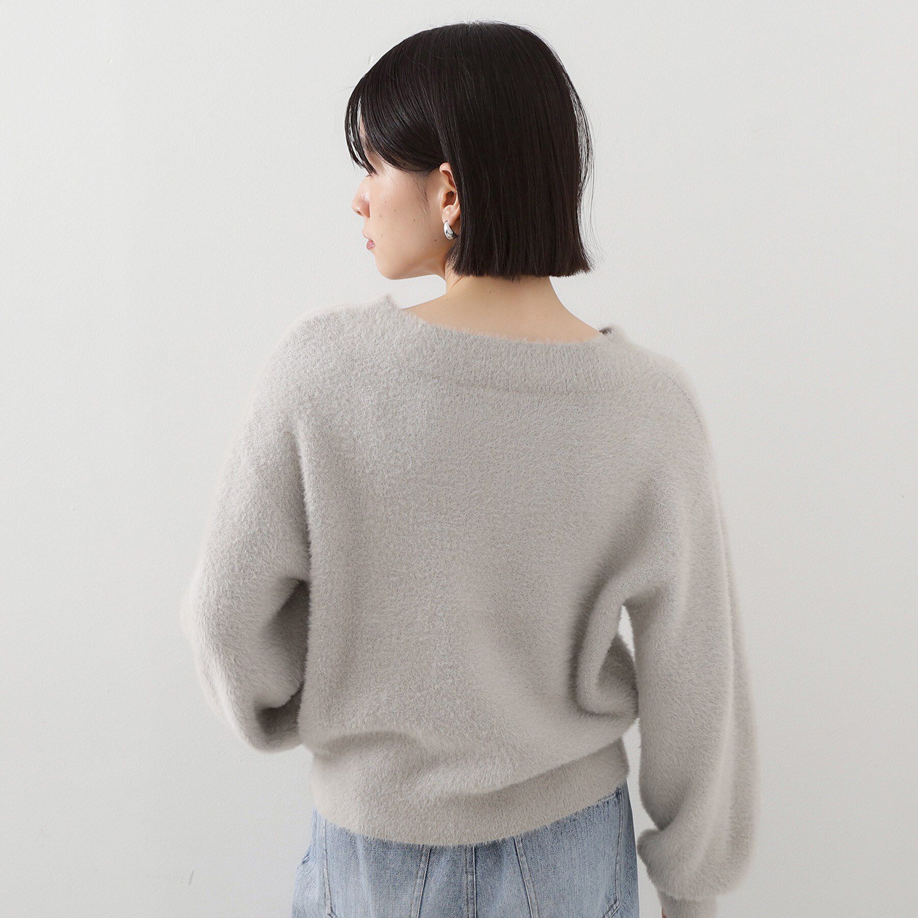 THE SHOP TK「【洗える】上品にきらめく フェザーラメニット」|ニット・セーター|