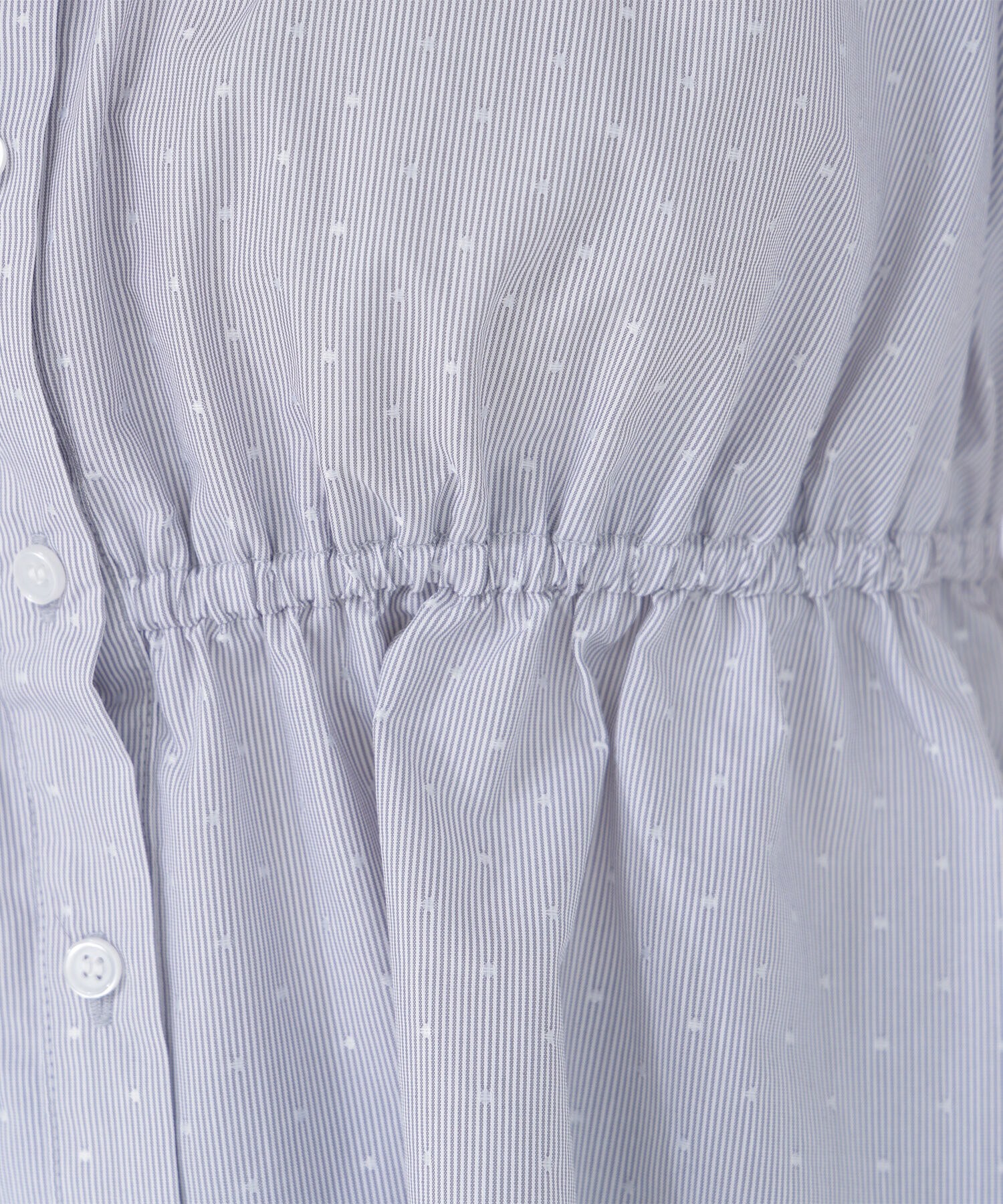  「ストライプドビードットブラウス」|シャツ・ブラウス|