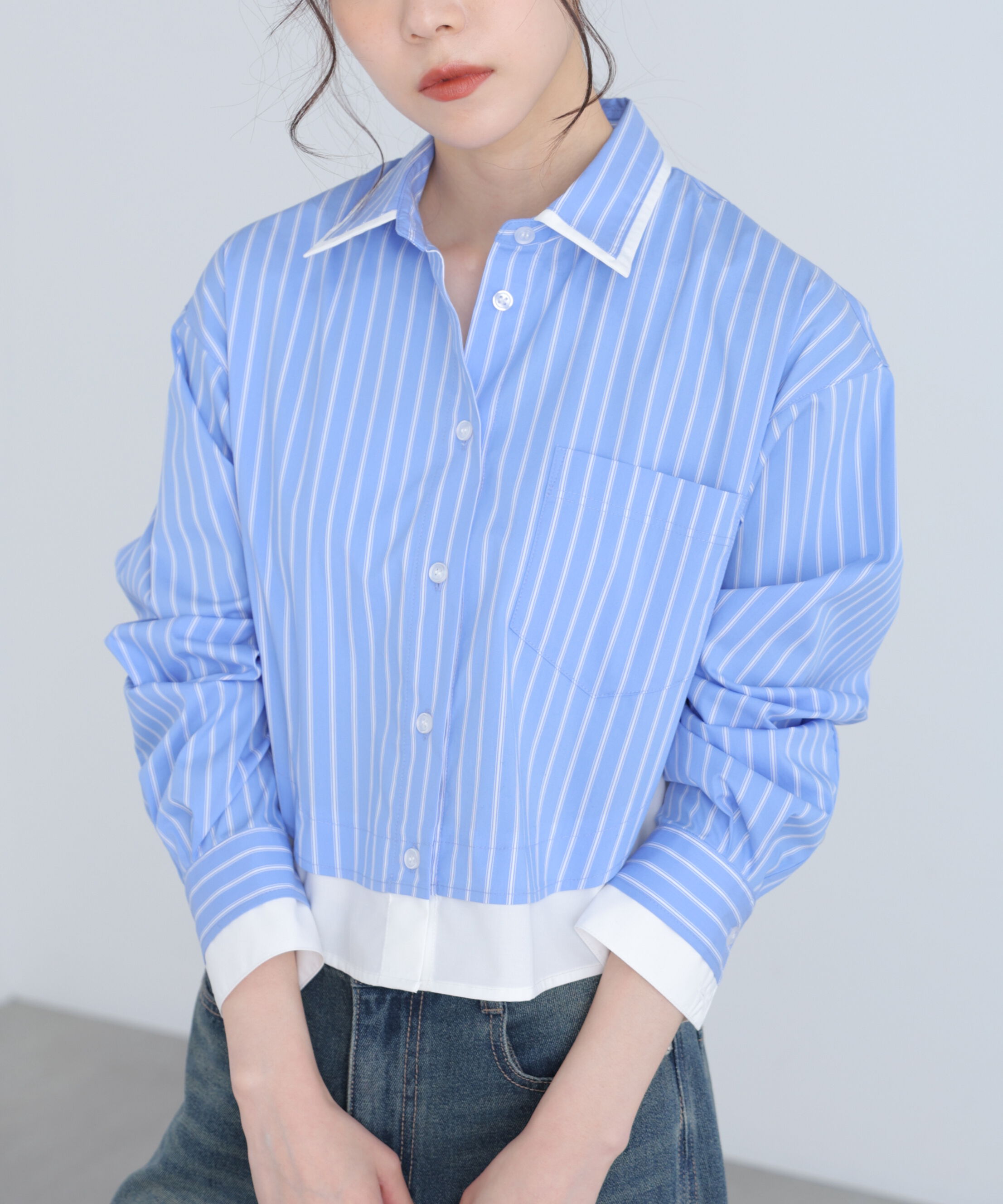  「レイヤード風シャツ」|シャツ・ブラウス|