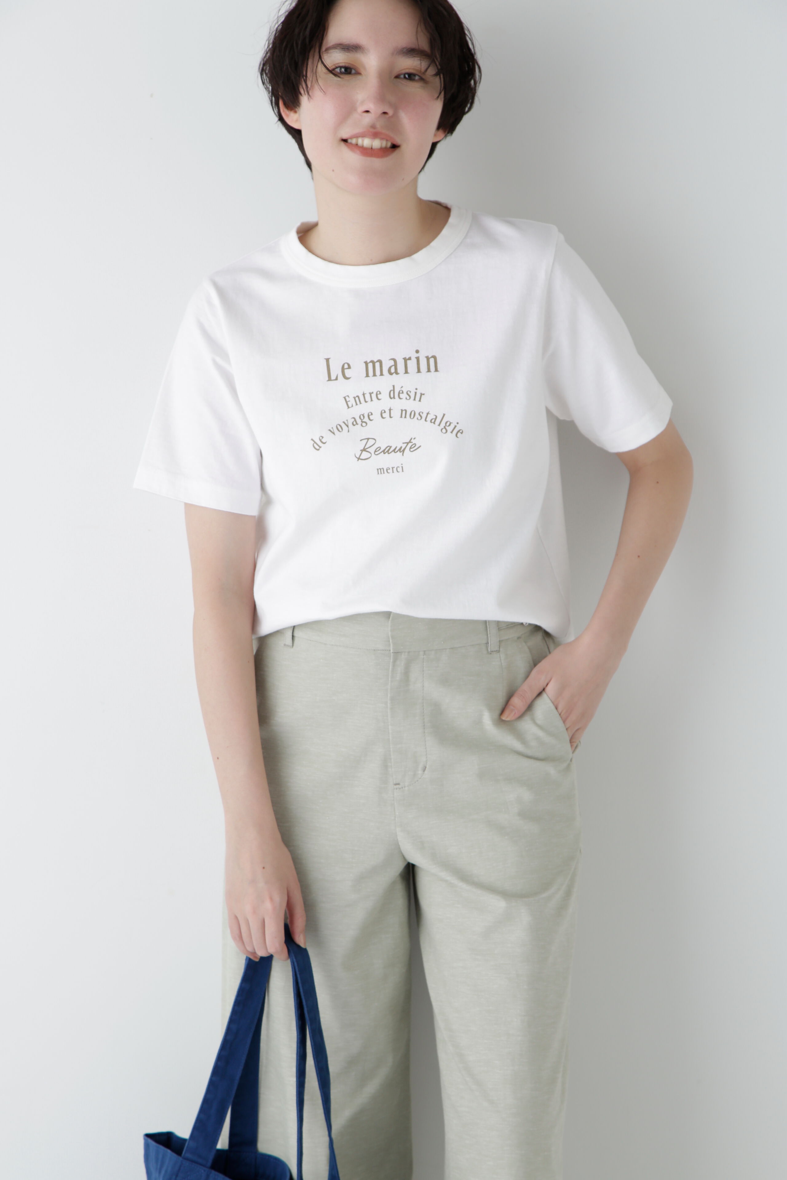  「◆リサイクルコットン度詰天竺Ｔシャツ」|Tシャツ・カットソー|