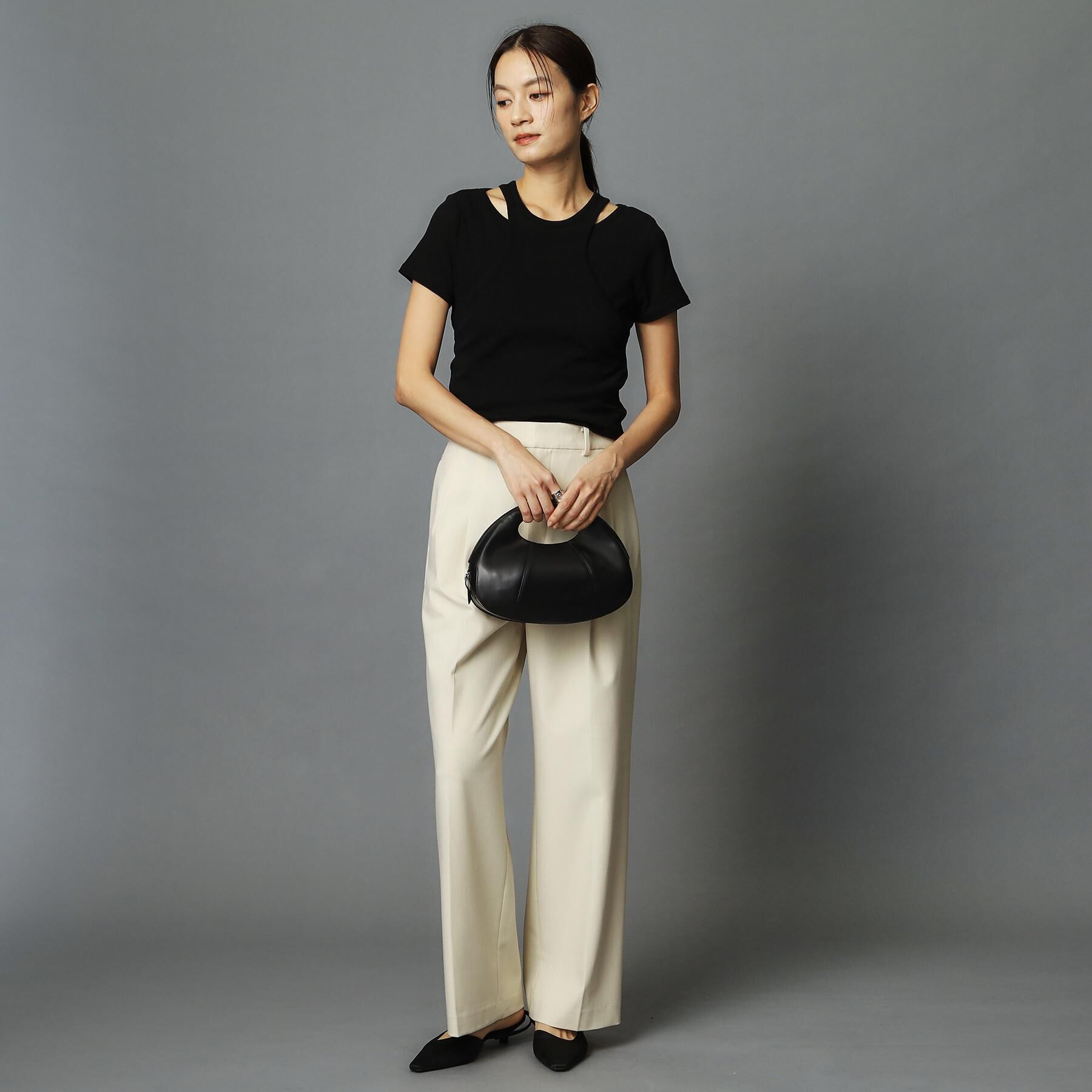 HIROKO HAYASHI「◆LEO(レオ)クロワッサンバッグM」|ハンドバッグ|