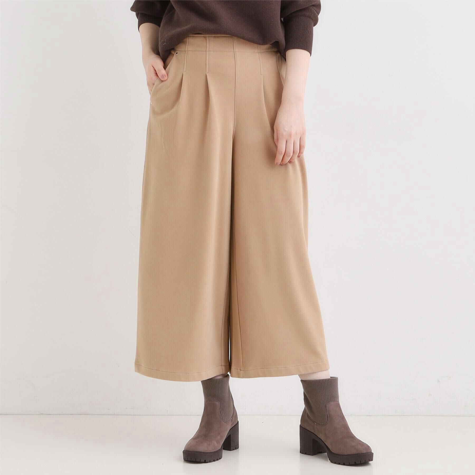 SHOO･LA･RUE「【着丈選べる/きっと虜になる】あったかもちもち ワイドパンツ」|その他|