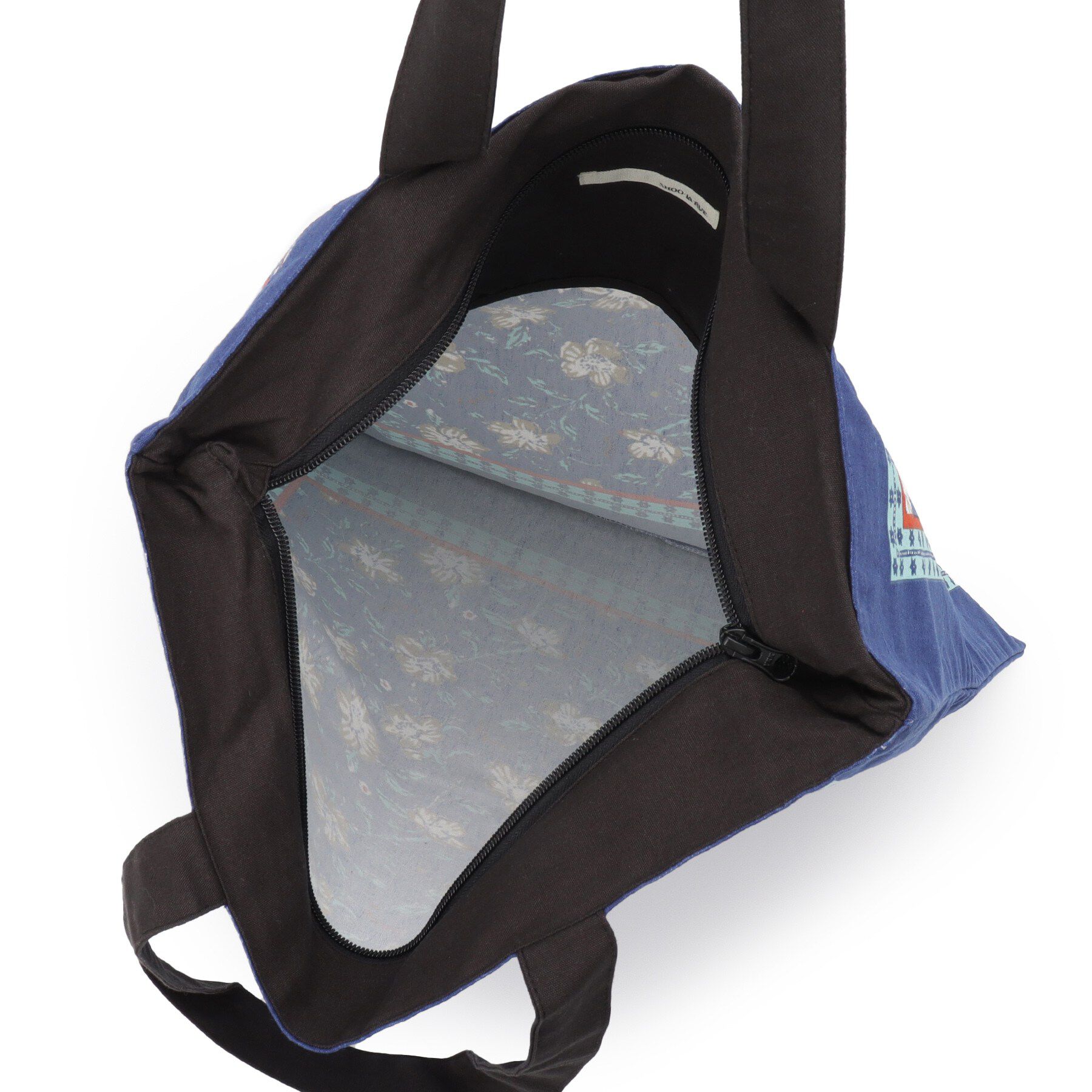 SHOO･LA･RUE「【インド製】スクエアファスナートートバッグ」|トートバッグ|