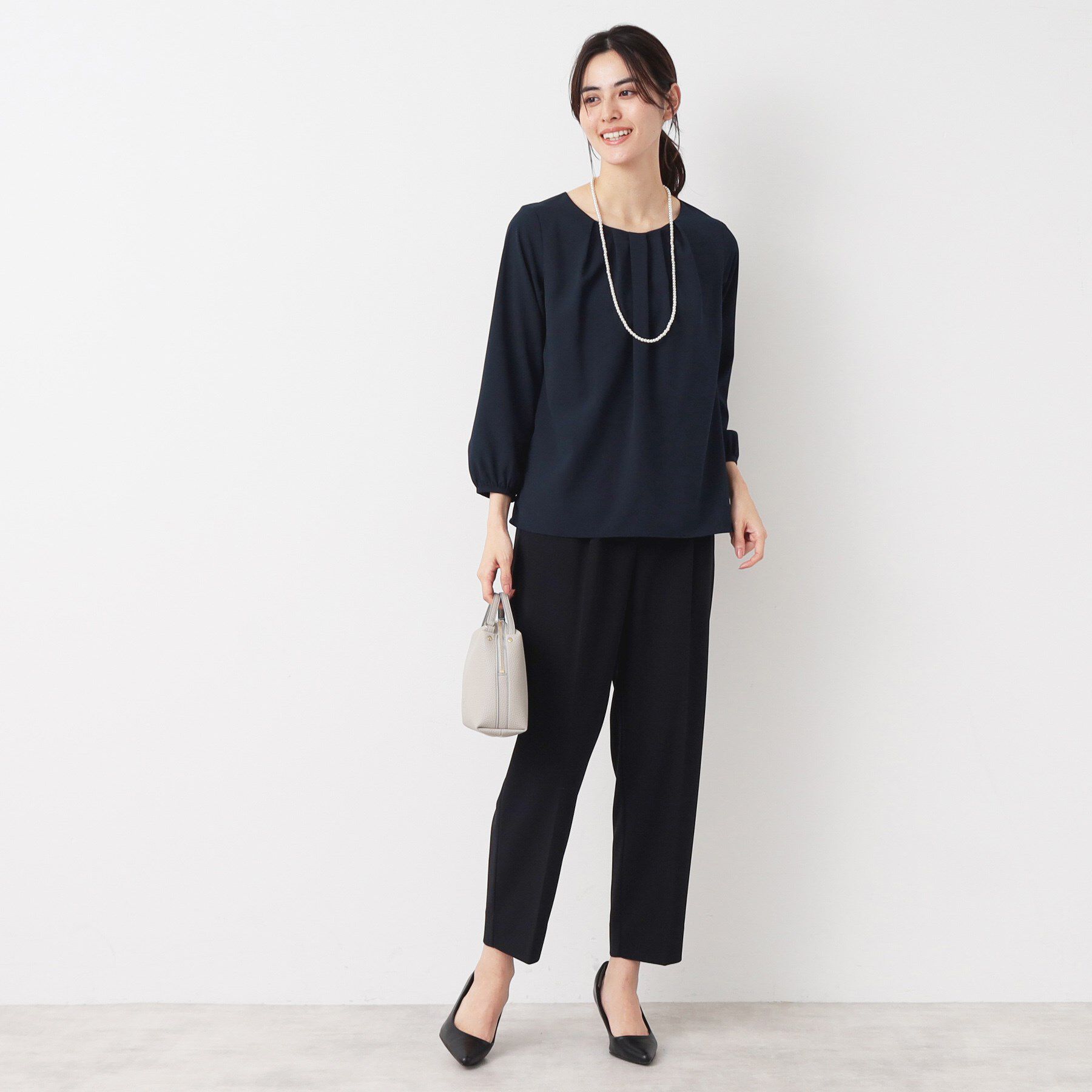 Dessin「【入卒/セレモニー/洗える】ジョーゼットブラウス」|シャツ・ブラウス|