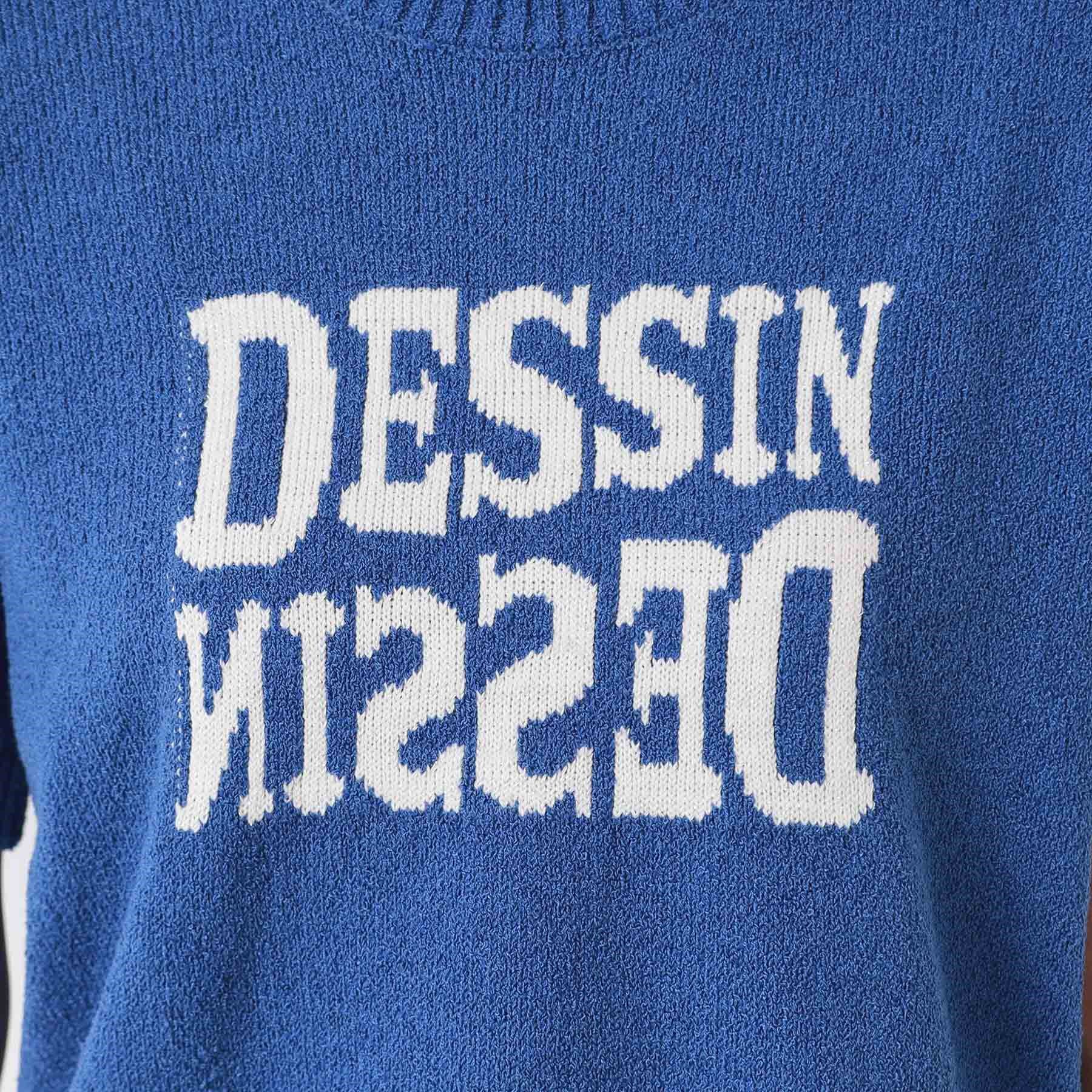 Dessin「【洗える】ロゴジャカード半袖ニット（S～L）」|ニット・セーター|