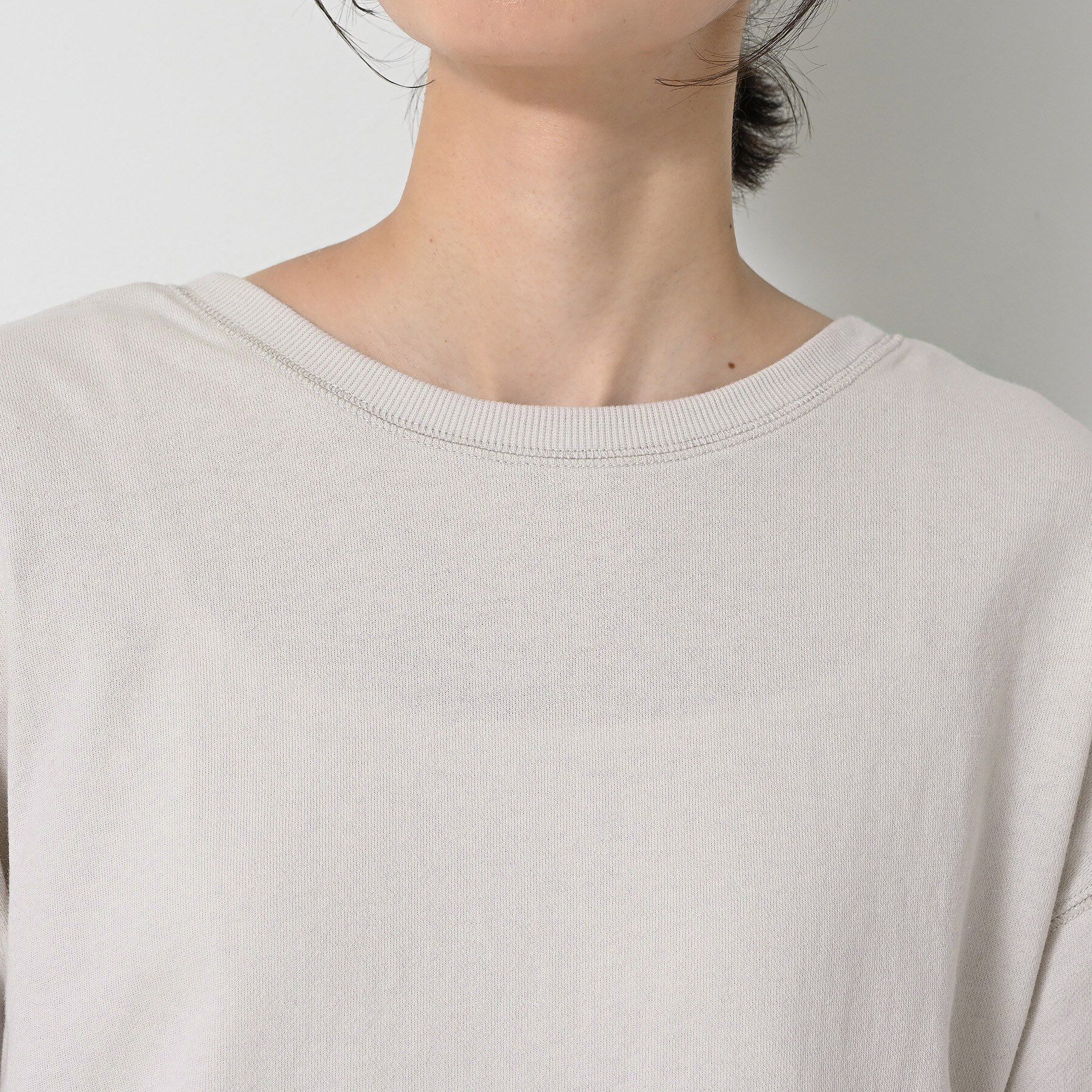 Dessin「【360度可愛い/前後2WAY/洗える】ライトコットンヘンリーカットソー」|Tシャツ・カットソー|