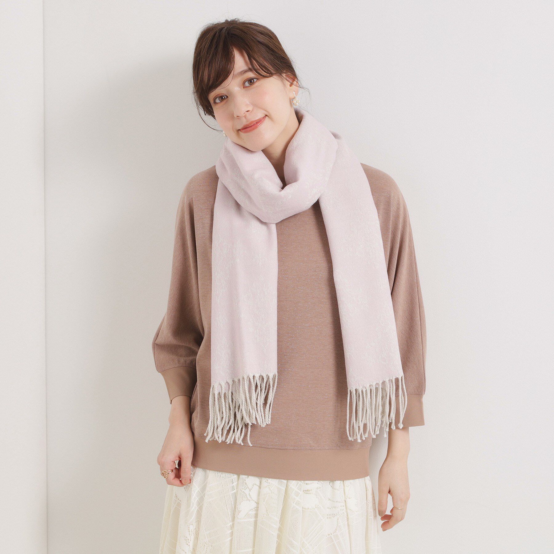 ITS&rsquo;DEMO「【手洗い可】ラメダマスクストール」|ストール|