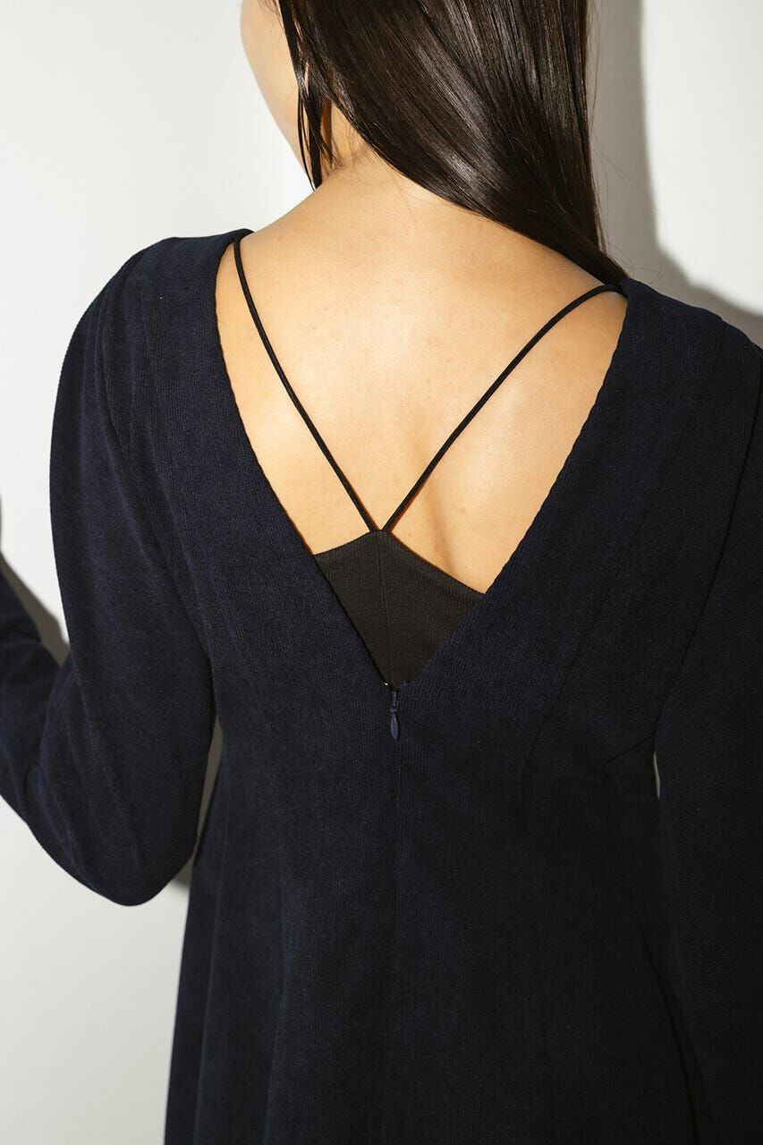 STYLEMIXER「コーデュロイフォルムミニワンピース」|ワンピース|