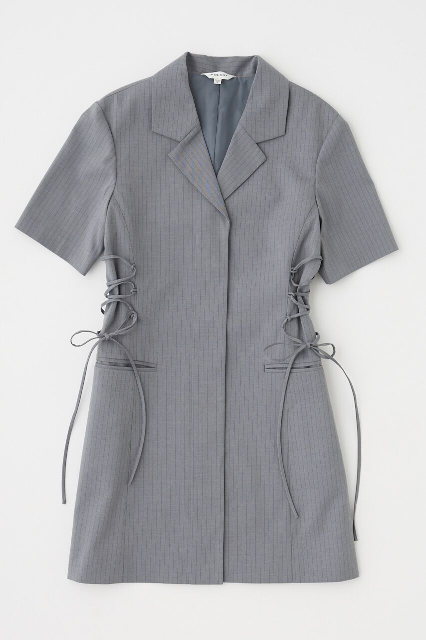 MOUSSY「LACE UP TAILORED ドレス」|ワンピース|