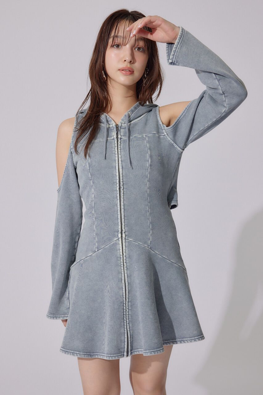 rienda「フードマーメイドワンピース」|ワンピース|