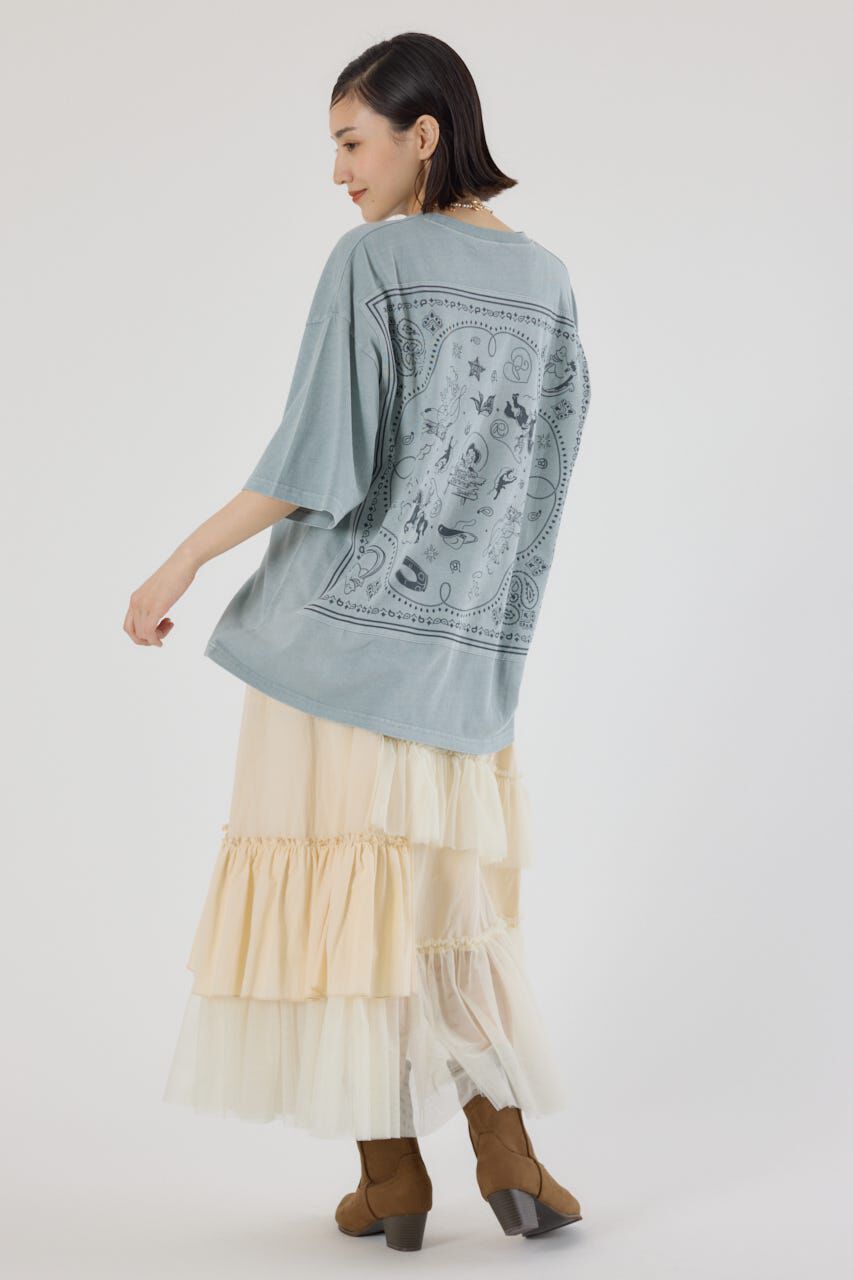 RODEO CROWNS「バンダナピグメントTシャツ」|Tシャツ・カットソー|