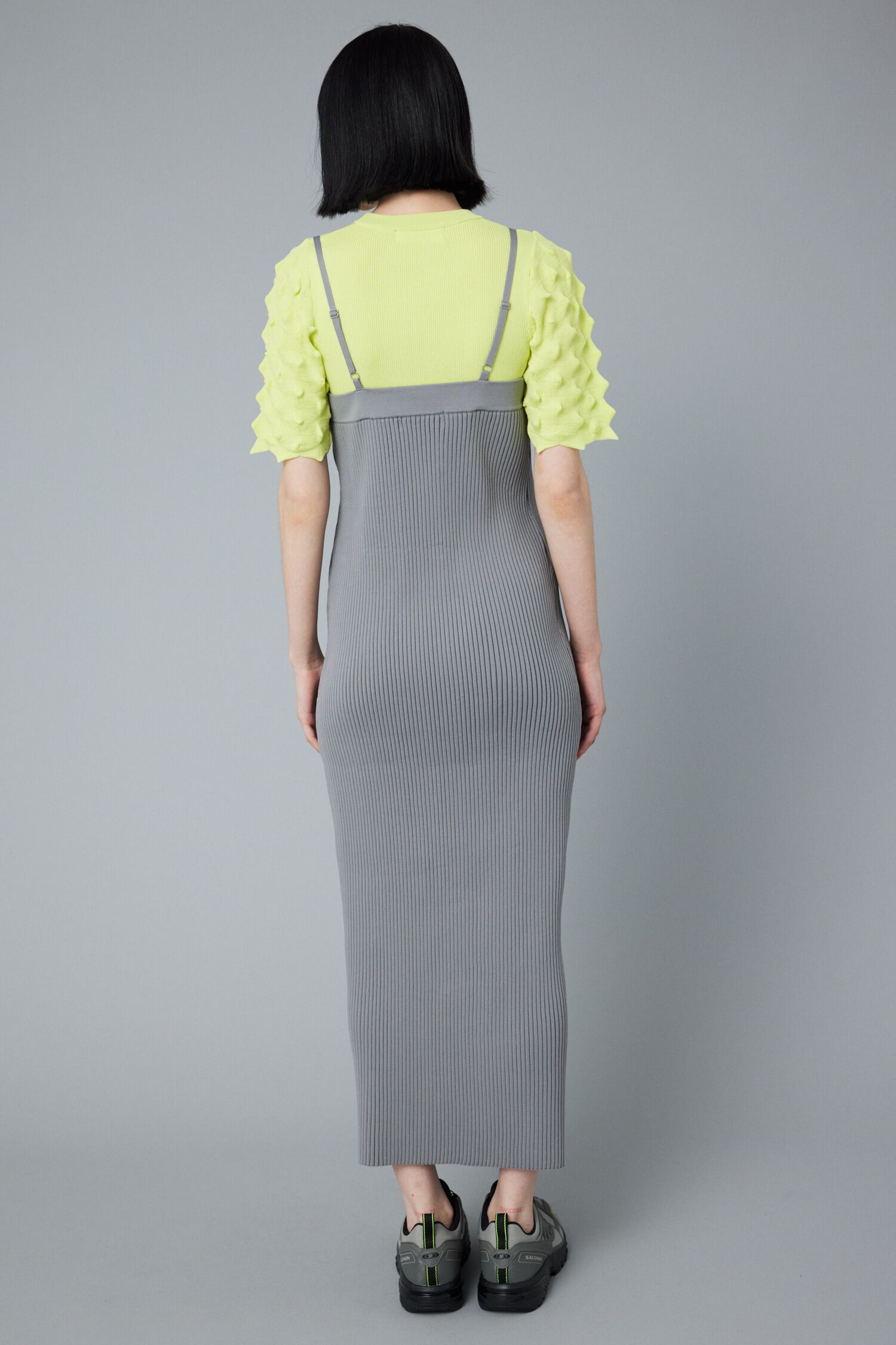 HeRIN.CYE「Zip knit dress」|ワンピース|