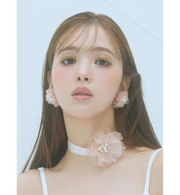 CALNAMUR「SHEER 3D FLOWER 2WAY CHORKER/シアー3Dフラワー2WAYチョーカー」|その他|