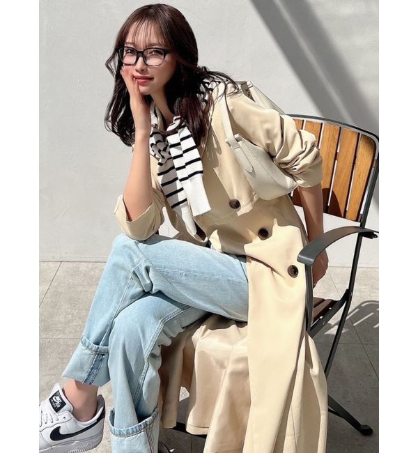 RESEXXY「レイヤードフレアトレンチコート」|トレンチコート|