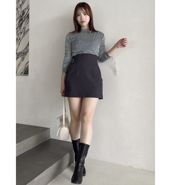 dazzlin「シアーベロアトップス」|Tシャツ・カットソー|