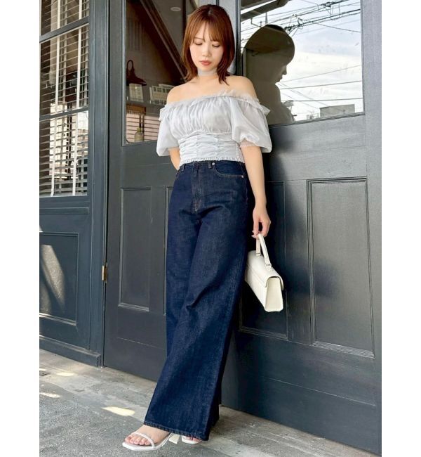 dazzlin「スラッカーデニムパンツ」|デニム|