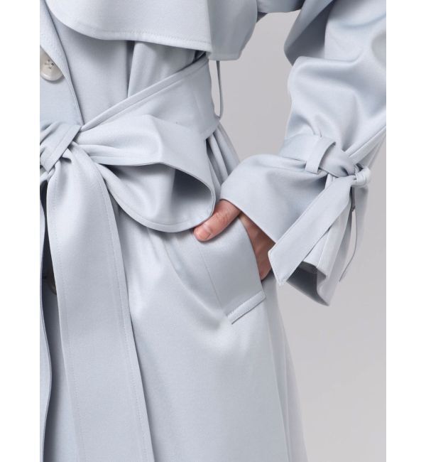 MERCURYDUO「バックチュールトレンチコート」|トレンチコート|