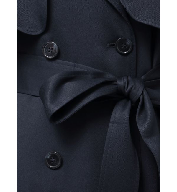 MERCURYDUO「バックチュールトレンチコート」|トレンチコート|