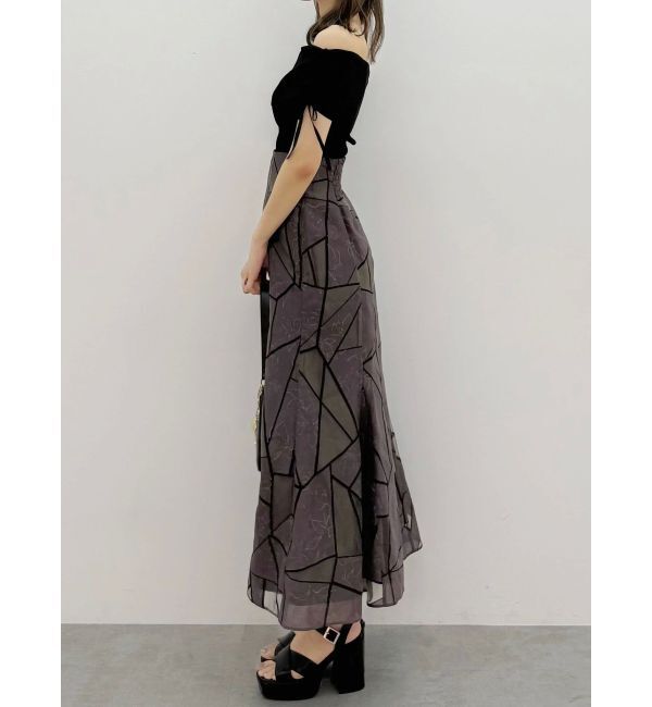 MERCURYDUO「オフショルドロストニット」|ニット・セーター|