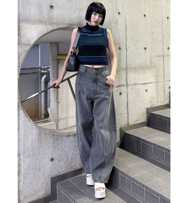 MURUA「クロシェフリンジニット」|ニット・セーター|