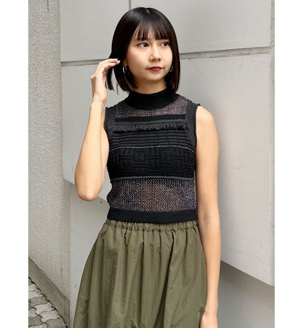 MURUA「クロシェフリンジニット」|ニット・セーター|