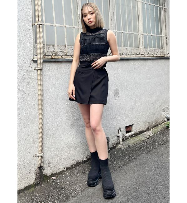 MURUA「クロシェフリンジニット」|ニット・セーター|