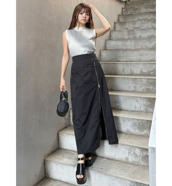 MURUA「クロップドグラデーションニット」|ニット・セーター|