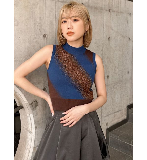 MURUA「クロップドグラデーションニット」|ニット・セーター|