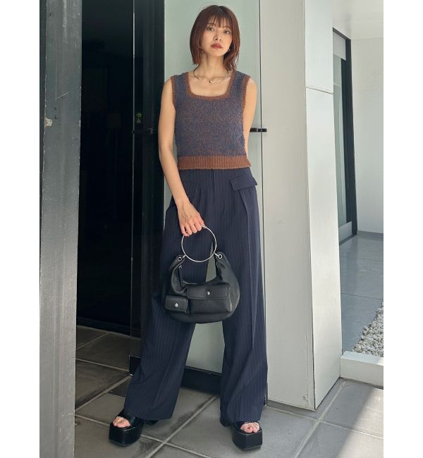 MURUA「2WAYMIXヤーンニット」|ニット・セーター|