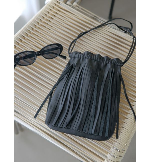 Ungrid「フリンジデザインレザーショルダーバッグ」|ショルダー・メッセンジャー|