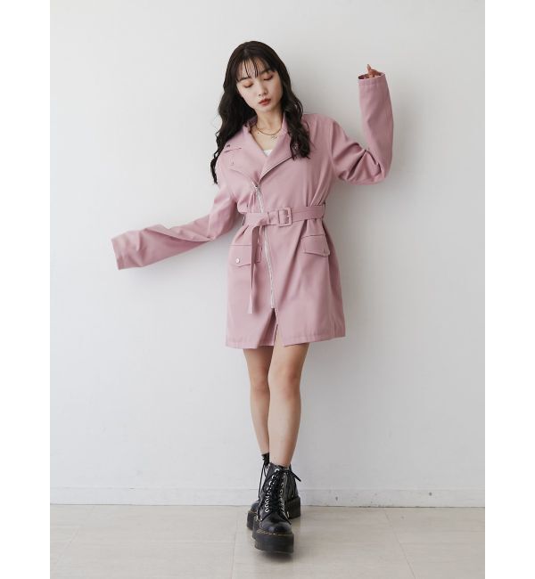 jouetie「ライダースミニワンピース」|ワンピース|