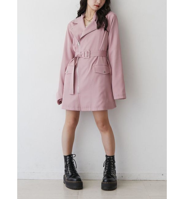 jouetie「ライダースミニワンピース」|ワンピース|