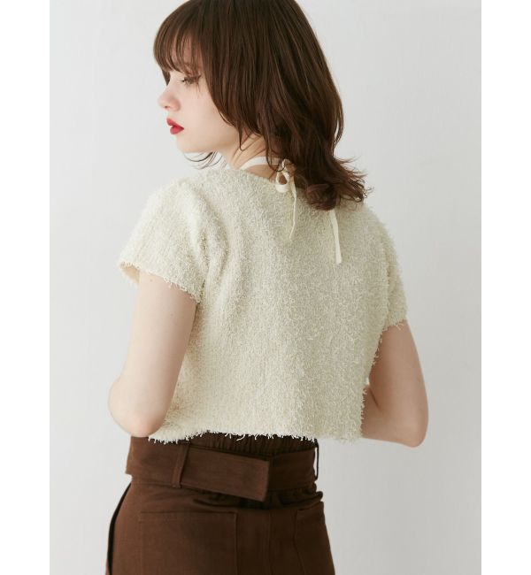 jouetie「ハーフスリーブアンサンブルニット」|ニット・セーター|