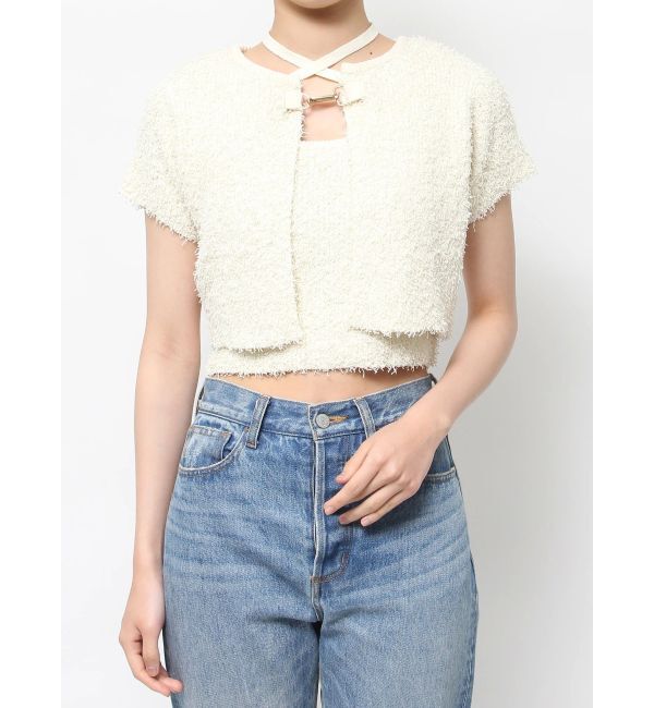 jouetie「ハーフスリーブアンサンブルニット」|ニット・セーター|