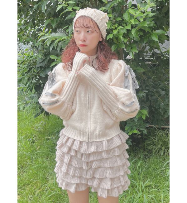 merry jenny「ribbonビーニー」|ニット帽|