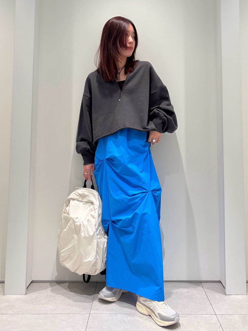 emmi atelier「【ONLINE限定カラー】eco 撥水ギャザーボディーバックパック」|リュック|