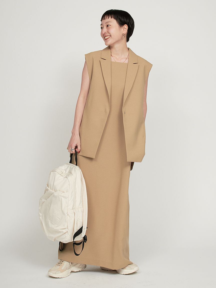 emmi atelier「【ONLINE限定カラー】eco 撥水ギャザーボディーバックパック」|リュック|