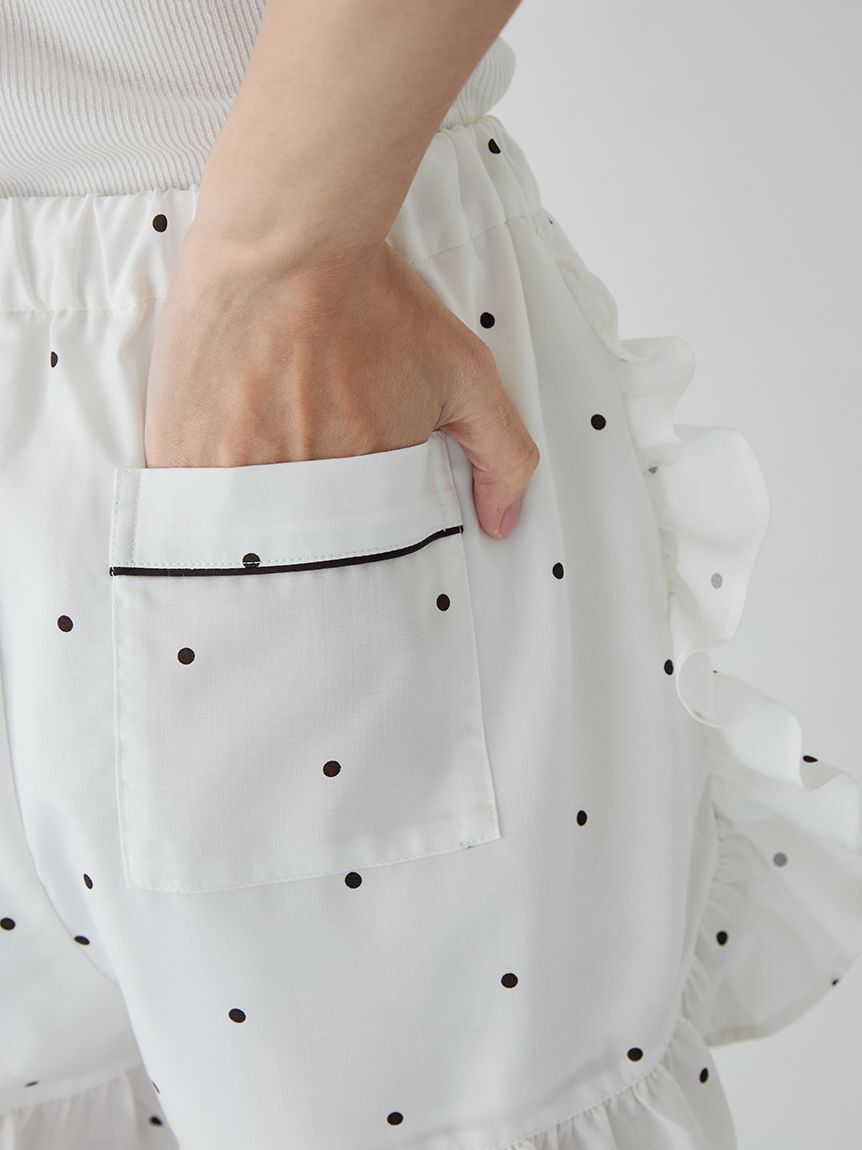 gelato pique「3柄フリルショートパンツ」|ルームウェア|