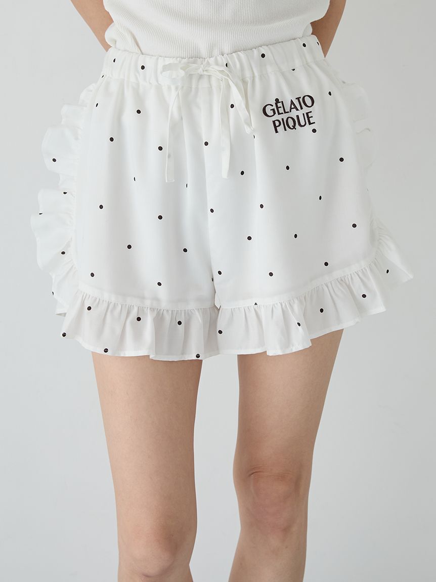 gelato pique「3柄フリルショートパンツ」|ルームウェア|