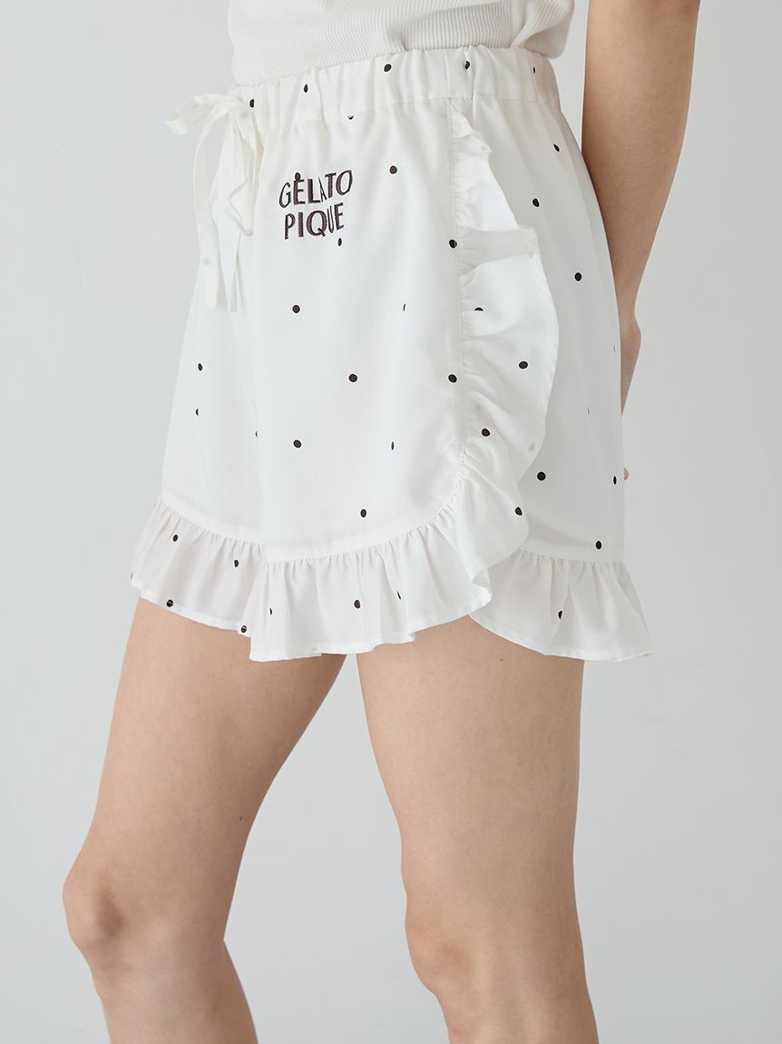 gelato pique「3柄フリルショートパンツ」|ルームウェア|